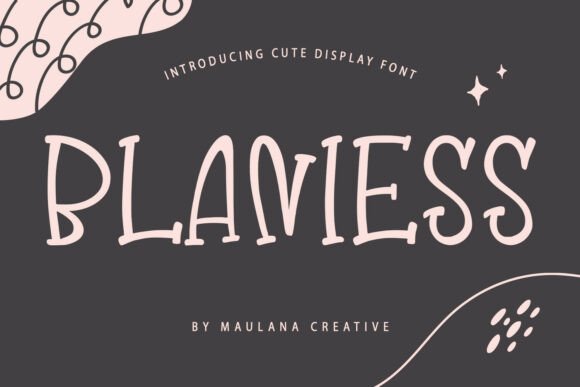 Blaniess: A Sweet Handwritten Font for Brand Personality