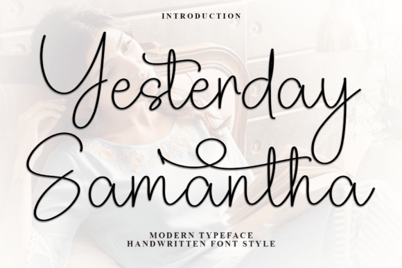 Building a Beautiful Brand Story with the Yesterday Samantha Font