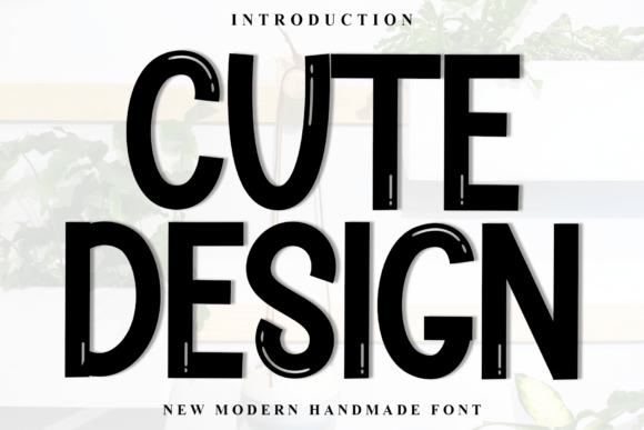 Cute Design Font: A Soft Script Typeface for Editorial Work