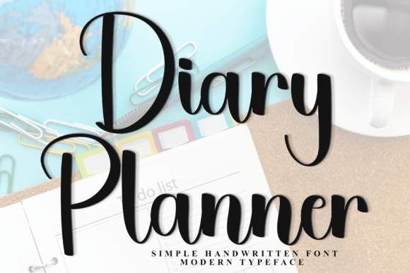 Diary Planner: A Beautiful Font for Creative Makers