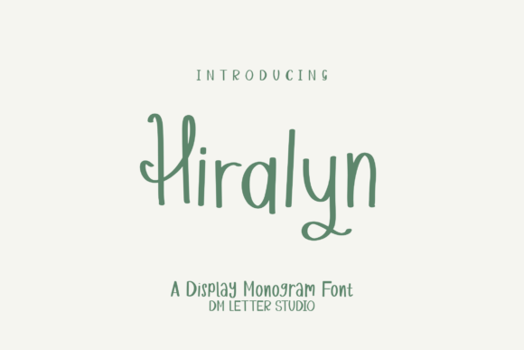 Hiralyn: A Modern Signature Font for Digital Design