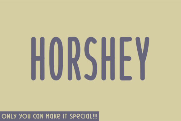 Horshey: A Handwritten Font Built for Campaign Personality