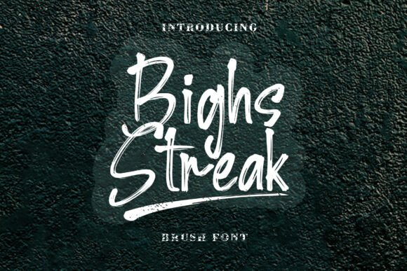 How the Bighs Streak Font Elevates Editorial Design