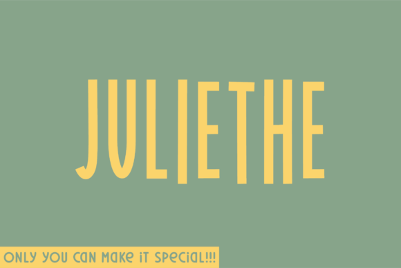Juliethe Font: The Handwritten Script for Clearer Campaign Messages