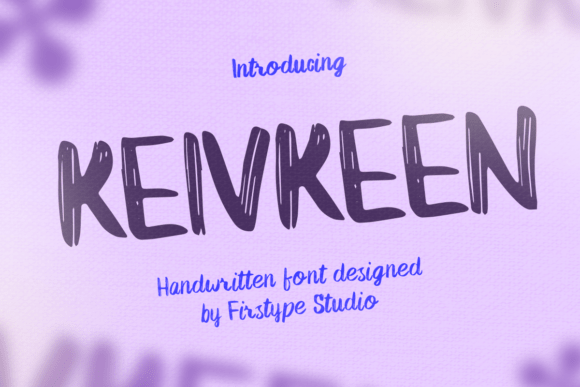 Keivkeen: The Bold Script Font for Expressive Design