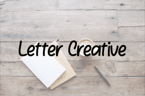 Letter Creative: A Friendly Script Font for Authentic Branding
