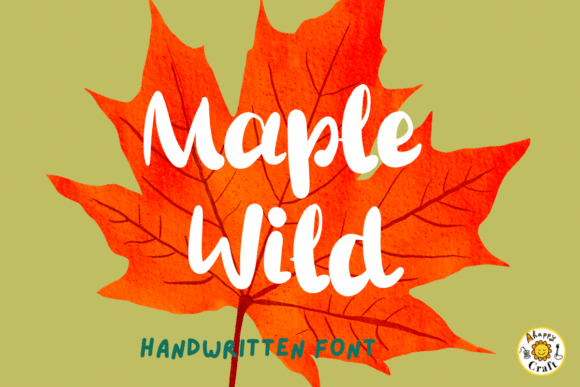 Maple Wild Font for Creative Crafters and Product Labels