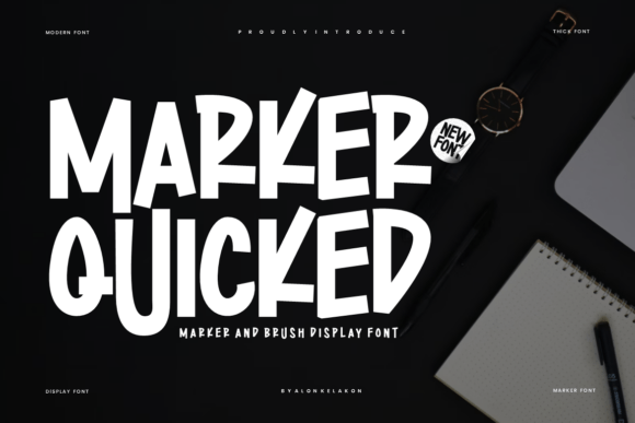 Marker Quicked Font: A Friendly Script for Modern Branding