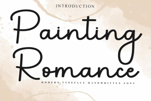 Painting Romance: A Soft Script Font for Web Design