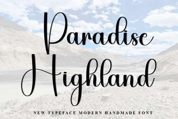 Paradise Highland: The Handwritten Font for Modern Digital Campaigns