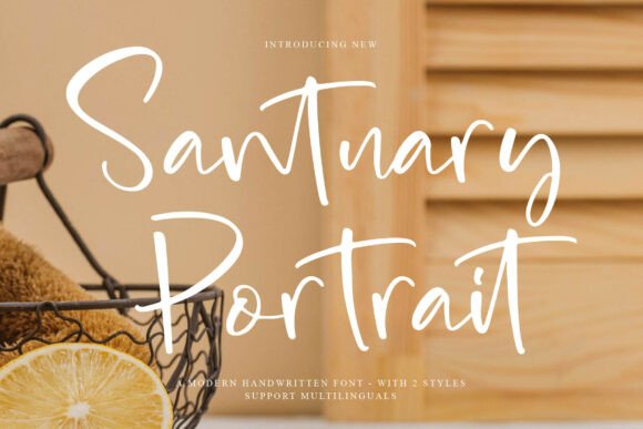 Santuary Portrait: A Font for Clear Campaign Messaging