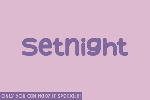 Setnight: The Authentic Handwritten Font for Maker Projects