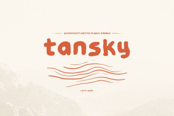 Tansky: The Bold Handwritten Font for Modern Businesses