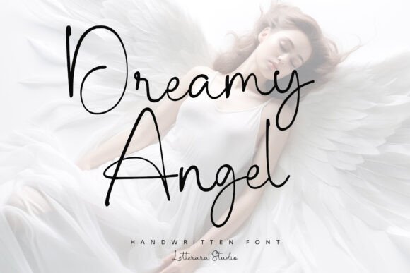 The Dreamy Angel Font: A Handwritten Style for Elegant Branding