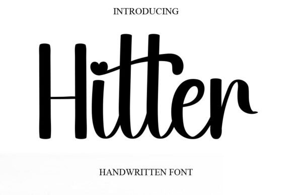 The Editorial Appeal of Hitter: A Simple Handwritten Font