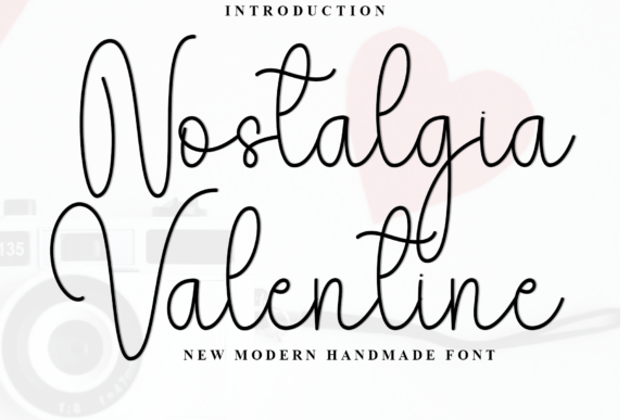 The Nostalgia Valentine Font: Editorial Elegance in a Typeface