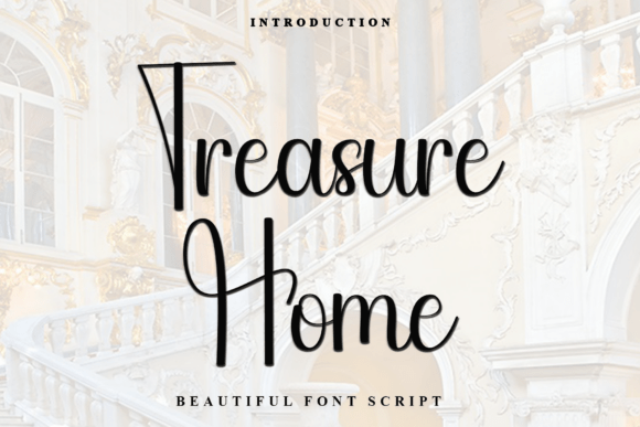 Treasure Home: A Soft Script Font for Modern Digital Design