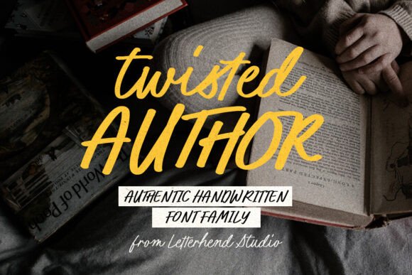 Twisted Author: A Font That Crafts Your Brand Story