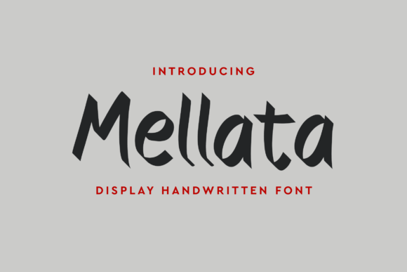 Using the Mellata Modern Handwritten Font for Creative Products