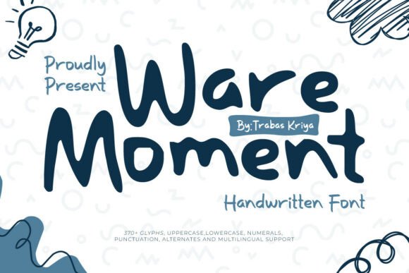 Ware Moment: The Expressive Script Font for Makers